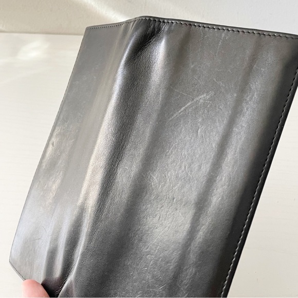 Prada black soft calfskin leather vertical breast pocket wallet - Picture 5 of 11
